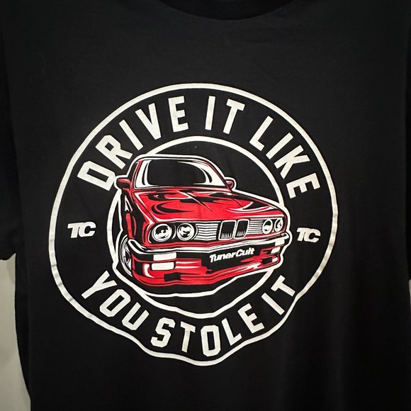 TunerCult, Men's T-Shirt "Drive It Like You Stole It" Black, Size: M - Picture 4 of 4